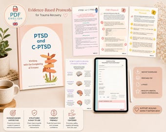 Cuaderno de trabajo sobre TEPT y trauma complejo | Guía de tratamiento del TEPT complejo para terapeutas | EMDR y terapia polivagal (PDF) | Recursos sobre trauma