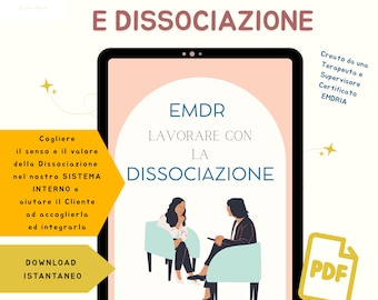 Trabajando con la psicoterapia de disociación EMDR, la teoría del trauma, el apego seguro polivagal, las herramientas para el paciente, la terapia italiana