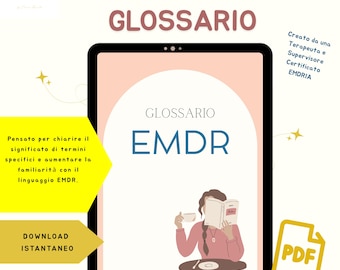 Glosario EMDR herramientas de psicoterapia terapia trauma atención para psicoterapeutas PDF escritura italiana