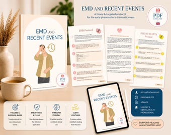 Manual del protocolo de eventos recientes de EMDR | Guía de EMDR sobre traumas recientes para terapeutas | EMDR basado en el apego (PDF)