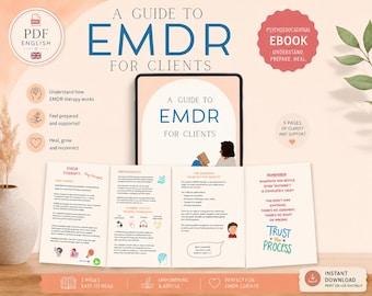 Guía de terapia EMDR para pacientes | Psicoeducación EMDR en PDF | Recurso EMDR Fase 1 para terapeutas | Herramienta de terapia para el trauma