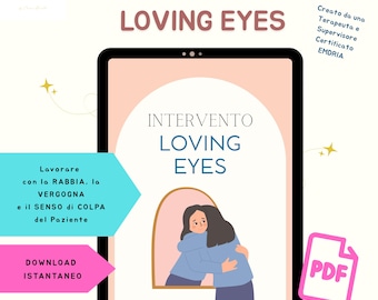 Protocolo de psicoterapia Ojos Amorosos EMDR, apego seguro polivagal, terapia de trauma, herramientas PDF, escritura italiana