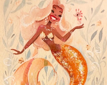 MerMay mermaid 13 fine art print