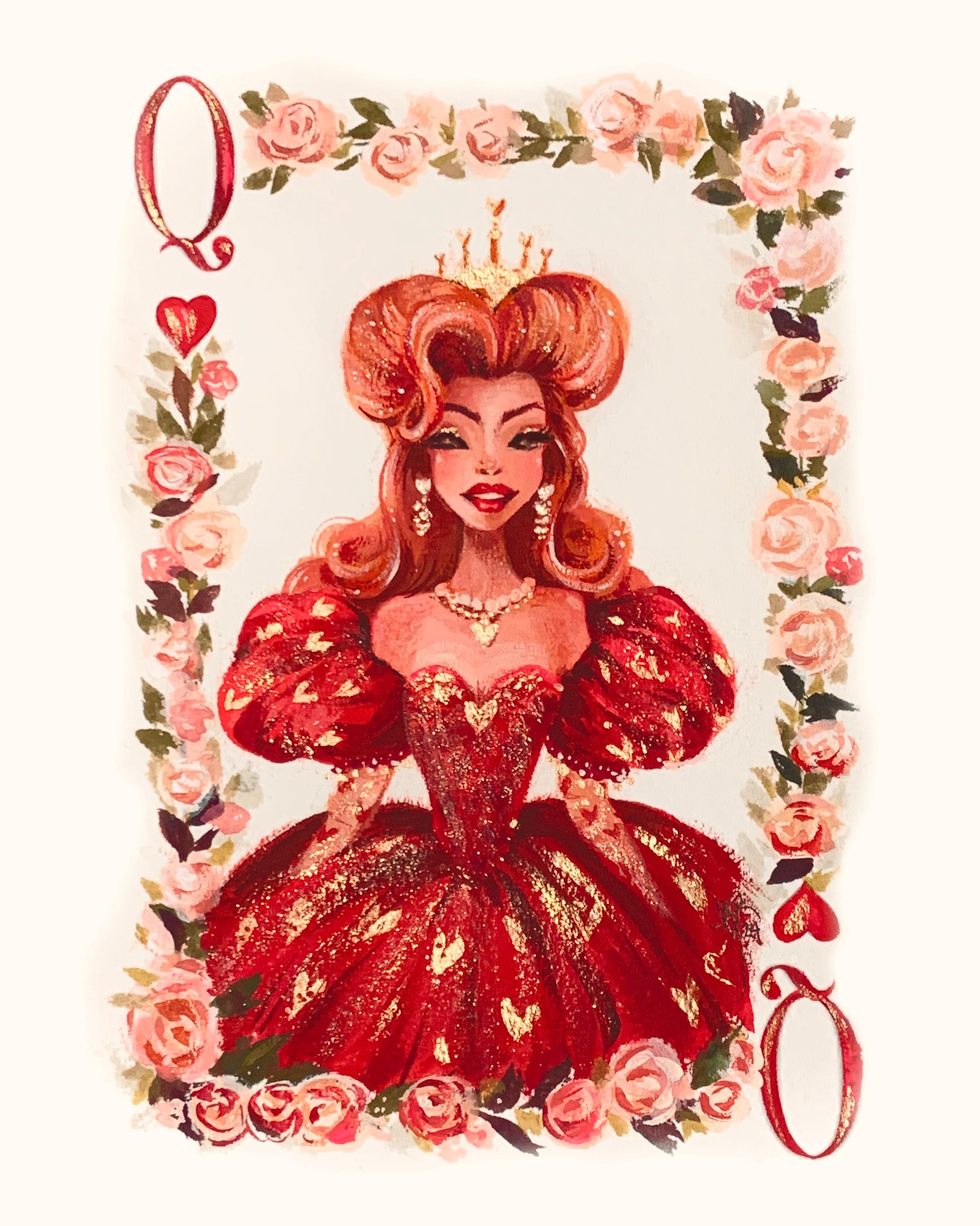 Queen of Hearts Gown - Etsy