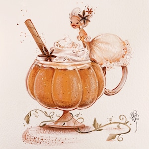 Pumpkin Spice Latte fine art print