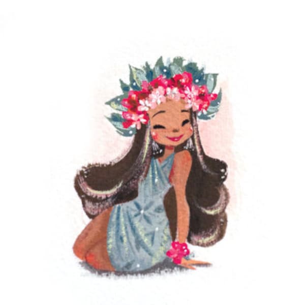 Sweet Hibiscus fine art mini print