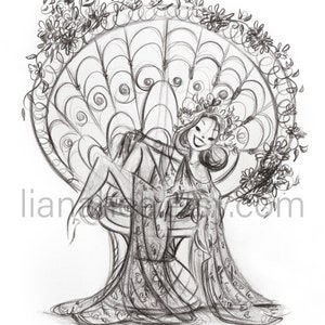 Peacock Chair fine art print