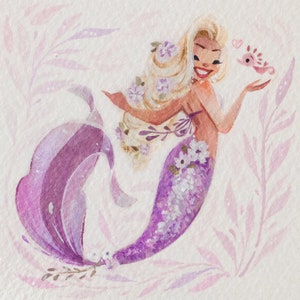 Mermay Mermaid 13 Fine Art Print - Etsy