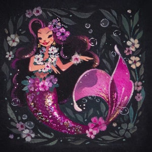 MerMay mermaid 27 fine art print