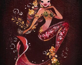 MerMay mermaid 4 fine art print