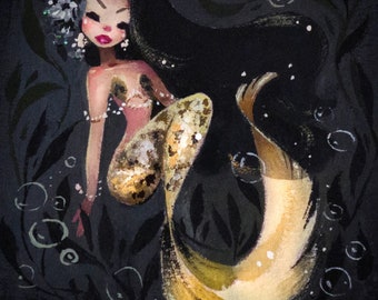 MerMay mermaid 17 fine art print