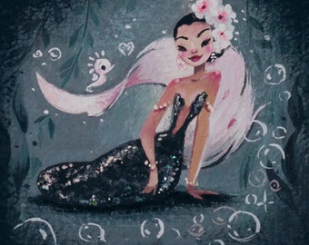 MerMay mermaid 14 fine art print