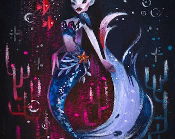 MerMay mermaid 5 fine art print