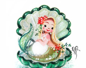 Enchanting Emerald fine art mini print