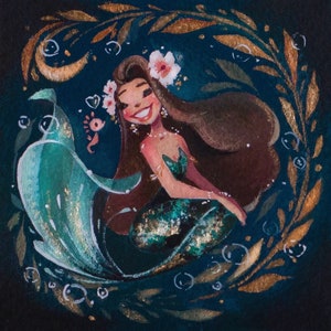 MerMay mermaid 19 fine art print