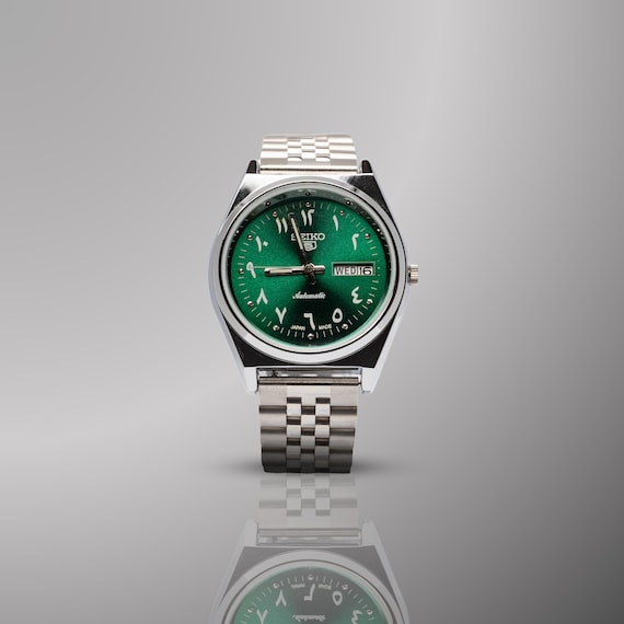 Buy Seiko Arabic Dial Mod Emerald Green Vintage With Box Online