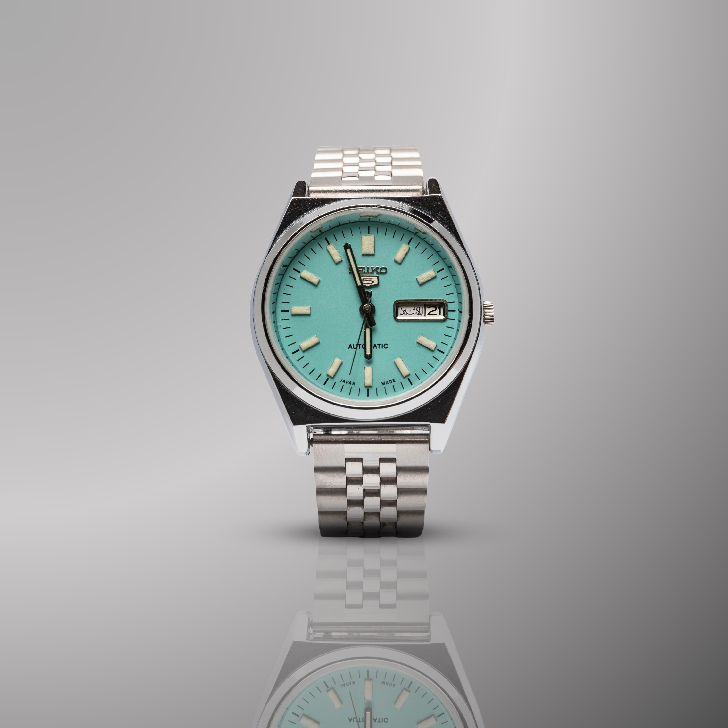 レア! セイコー5 SEIKO サーモンピンク ビンテージ 腕時計 自動 レア! セイコー5 SEIKO サーモンピンク ビンテージ 腕時計 自動