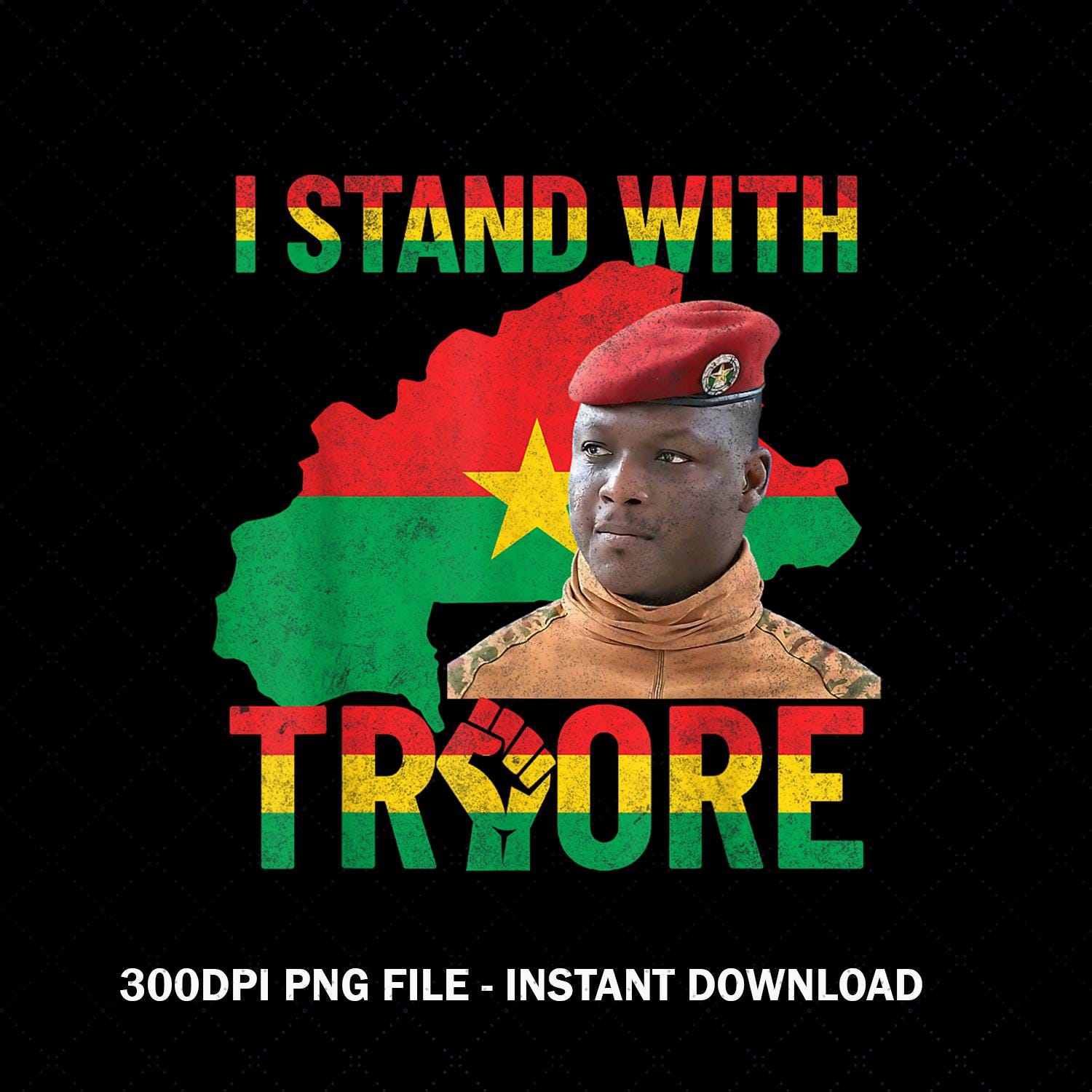 I Stand With Traore Png, Burkina Faso Traoré Png File, Retro Ibrahim Traoré Png, Traoré Thomas Sankara Png, Burkina Faso Traoré Png