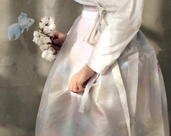Mystic Carp 155cm (61") Wide | Stage & Party Dress Fabric costume performance fabric Made in Korea 92535 by the Yard (sun)