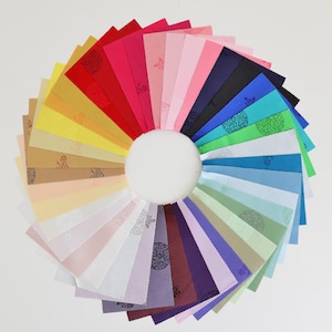 Korean Hanbok Silk-Style Fabric&quot; Design, 40 Solid Colors, 110cm (43&quot;) Wide, Made in Korea 160645 by the Yard Hanbok Fabric