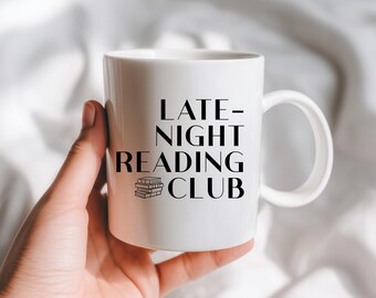 Book Lover Mug, Reading Club Coffee Mug, Bookworm Gift Mug, Funny Book Lover Gift, Ceramic Mug for Readers, Bookish Coffee Cup, Tea Cup