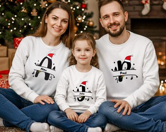 Family Christmas outfit, Christmas family outfit, personalized family Christmas sweater, children's Christmas sweater