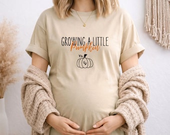 Fall Pregnancy Shirts, Growing A Little Pumpkin Shirt, Fall Pregnancy Announcement Shirt, Cute Fall Outfits For Pregnant Women, Mom To Be