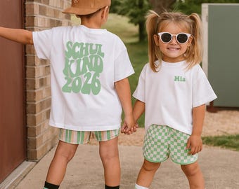 Personalized T-shirt for schoolchild 2026, back-to-school shirt, first day of school gift, first day of school gift for child