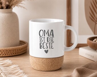 Grandma Mug Gift, Best Grandma, Mother's Day Gift, Grandma Mug with Heart, Coffee Mug, Grandmother's Birthday Gift, Pregnancy