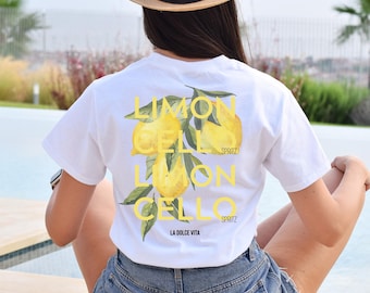 Limoncello Spritz Shirt, Cocktail Lover Gift, Summer T-Shirt, Beach Outfit, Girls Trip T-Shirt, Summer Vacation, Lemon Fans, Summer