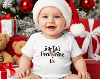 Baby Christmas Outfit, Baby Christmas Outfit for Boys & Girls, Personalized Christmas Romper, My First Christmas Romper