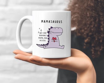 MAMASAURUS Mug, Best Mom Mug, First Mother's Day Gift, Expectant Mom, Birth Gift Idea, Pregnancy Announcement, Mom To Be