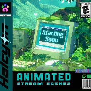 Peaceful Forest PC アニメーション Twitch & Youtube ストリームシーン | 3D レトログラフィック