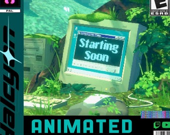 Peaceful Forest PC Animated Twitch & Youtube Stream Scenes |  3D Retro Graphics