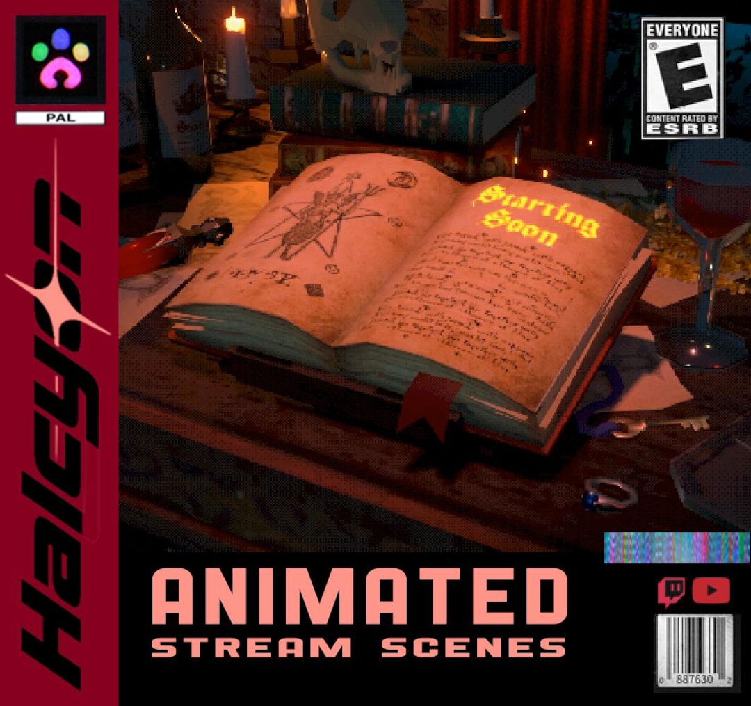 Dark Vampire Desk Twitch & Youtube Stream Scenes | Retro Gothic ...