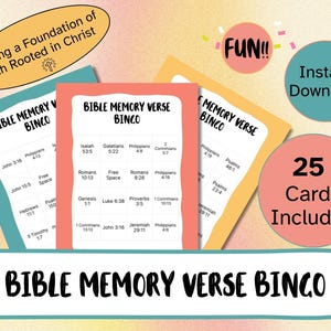Bingospel met bijbeltekst: zondagsschoolactiviteit (pdf)