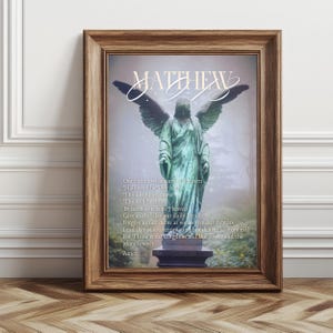 The Lord&#39;s Prayer Matthew 6:9-13 Christian Wall Art Digital Download/Scripture Wall Art Print/Christian Decor/Bible Verse Gift (PDF) (JPG&#39;s)