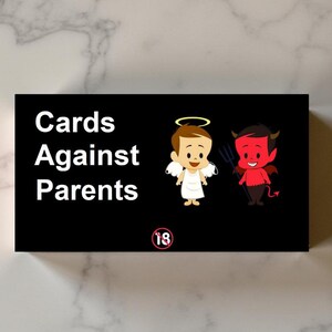 Cartes contre les parents - 600 cartes de fête hilarantes pour adultes | Jeu amusant pour les 17+ joueurs