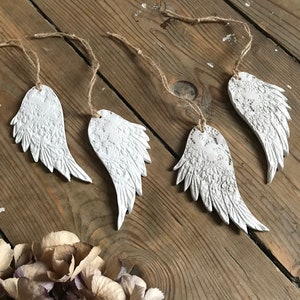 Angel Wing Clay Decoration image 2