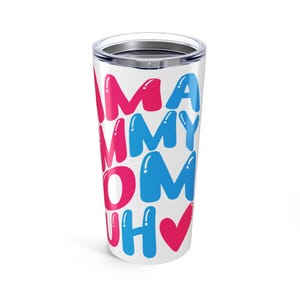 Mama to Bruh personalisierter Becher 20 Unzen perfektes Geschenk, Geburtstage, lustige Ereignisse, niedlicher Reisebecher, stilvolles Thermo-Trinkgeschirr