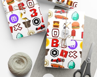 Roblox Games Gift Wrapping Paper
