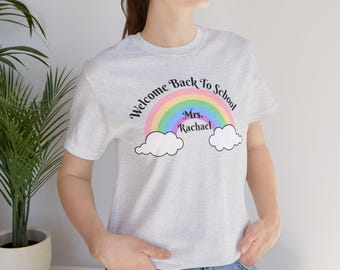 Rainbow Back to School T-Shirt: Teacher Appreciation Gift