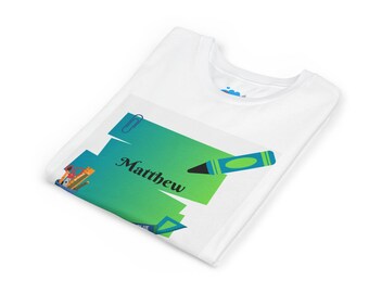 Personalized Kids School T-Shirt: Custom Youth Tee Gift