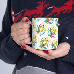 Taza de cerámica con dibujos animados, regalo divertido para niños, vajilla colorida, regalo de cumpleaños único, decoración de cocina alegre, ideal para [...]