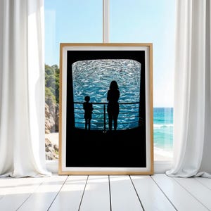 Madre e figlia, LoroPark, Tenerife, Spagna, nostalgia, vita, divertimento, amore, ristampa, foto, avventura, vacanza, animali, parco acquatico, pesci