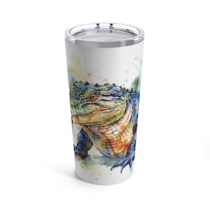 Alligator, Gator Tumbler, Gator Cup, Gator travel mug, Gator waterbottle