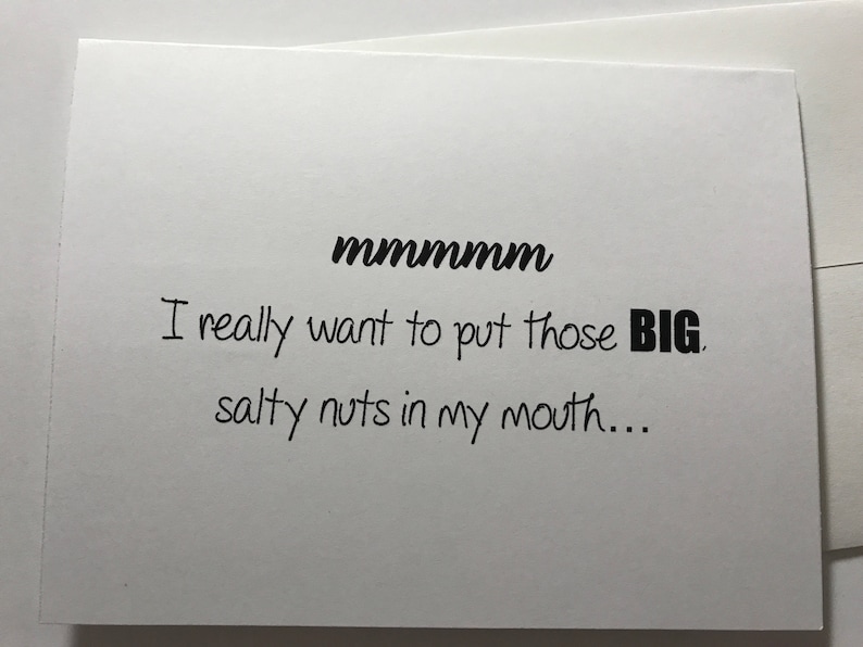 Naughty Birthday Card freakin pervert snarky humorous | Etsy