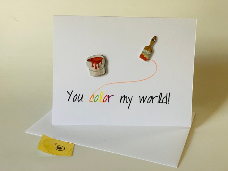 Birthday card for an artist artist birthday card made on Etsy