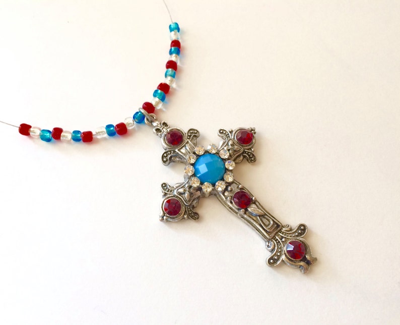 Cross Car Accessory Rear View Mirror Charm Car Charm Etsy