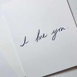 Tarjeta romántica, te amo, y eso nunca ha sido verdad, tarjeta romántica, tarjeta de amor, hecha en papel reciclado, viene con sobre y sello